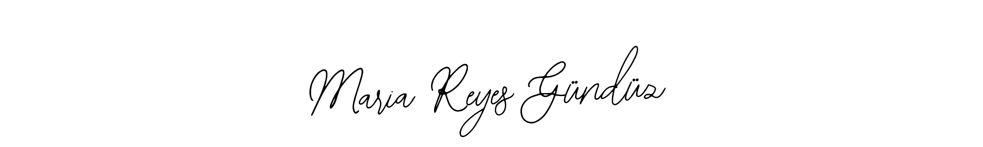 Make a short Maria Reyes Gündüz signature style. Manage your documents anywhere anytime using Bearetta-2O07w. Create and add eSignatures, submit forms, share and send files easily. Maria Reyes Gündüz signature style 12 images and pictures png