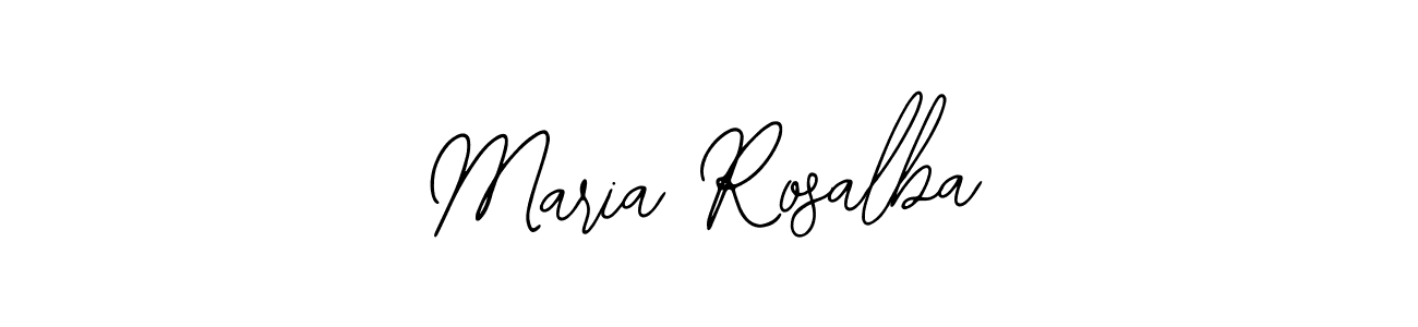 The best way (Bearetta-2O07w) to make a short signature is to pick only two or three words in your name. The name Maria Rosalba include a total of six letters. For converting this name. Maria Rosalba signature style 12 images and pictures png