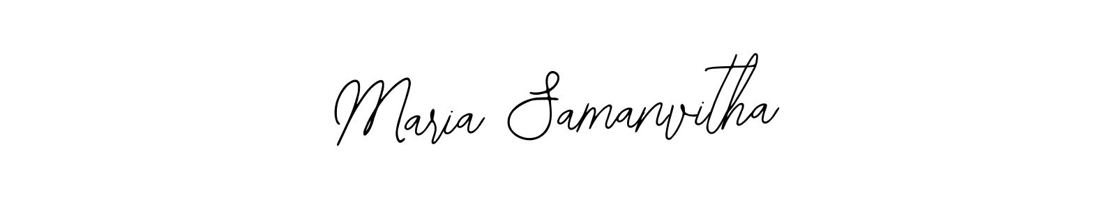 Also You can easily find your signature by using the search form. We will create Maria Samanvitha name handwritten signature images for you free of cost using Bearetta-2O07w sign style. Maria Samanvitha signature style 12 images and pictures png