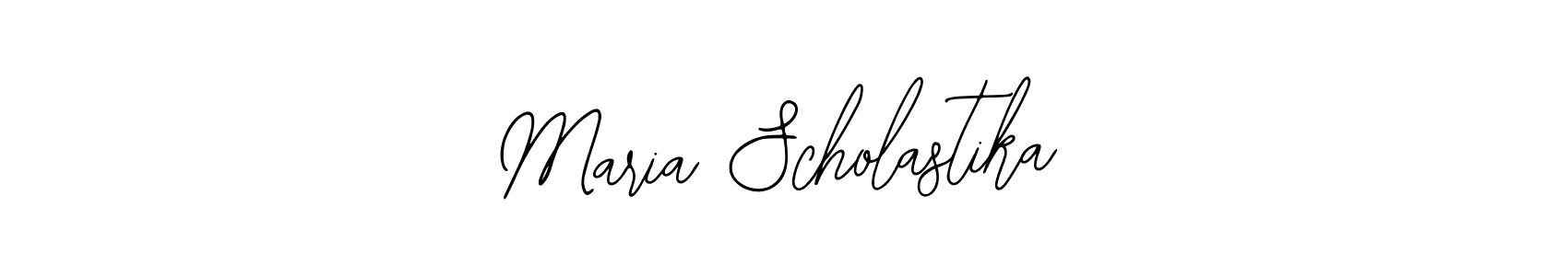 You should practise on your own different ways (Bearetta-2O07w) to write your name (Maria Scholastika) in signature. don't let someone else do it for you. Maria Scholastika signature style 12 images and pictures png