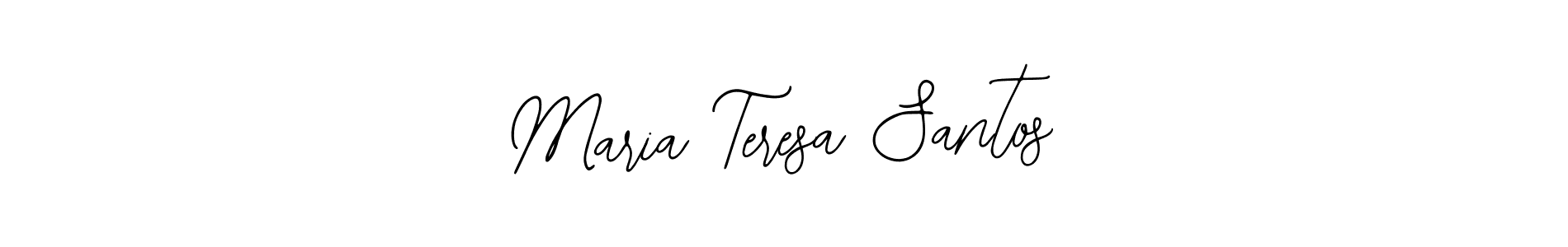 The best way (Bearetta-2O07w) to make a short signature is to pick only two or three words in your name. The name Maria Teresa Santos include a total of six letters. For converting this name. Maria Teresa Santos signature style 12 images and pictures png