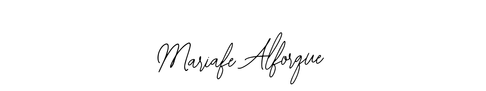 How to make Mariafe Alforque signature? Bearetta-2O07w is a professional autograph style. Create handwritten signature for Mariafe Alforque name. Mariafe Alforque signature style 12 images and pictures png