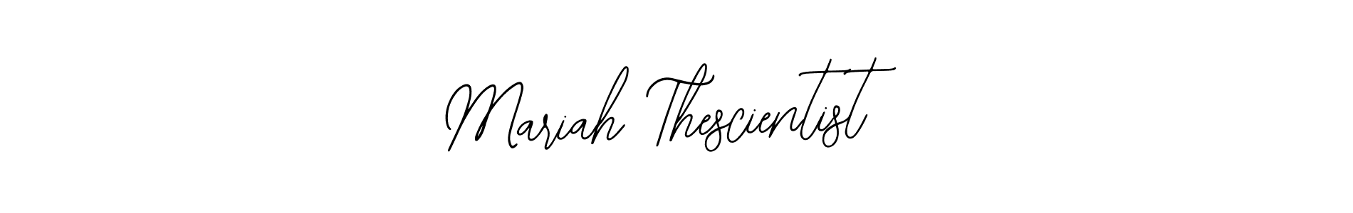 if you are searching for the best signature style for your name Mariah Thescientist. so please give up your signature search. here we have designed multiple signature styles  using Bearetta-2O07w. Mariah Thescientist signature style 12 images and pictures png