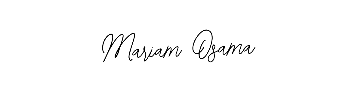 The best way (Bearetta-2O07w) to make a short signature is to pick only two or three words in your name. The name Mariam Osama include a total of six letters. For converting this name. Mariam Osama signature style 12 images and pictures png