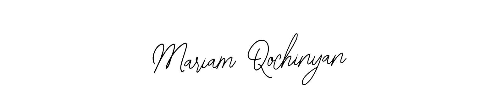 Use a signature maker to create a handwritten signature online. With this signature software, you can design (Bearetta-2O07w) your own signature for name Mariam Qochinyan. Mariam Qochinyan signature style 12 images and pictures png