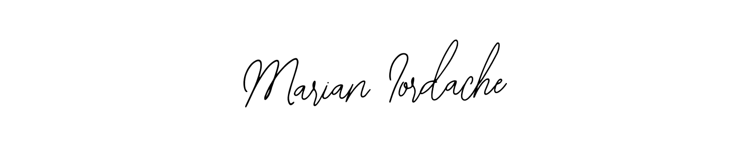 Use a signature maker to create a handwritten signature online. With this signature software, you can design (Bearetta-2O07w) your own signature for name Marian Iordache. Marian Iordache signature style 12 images and pictures png