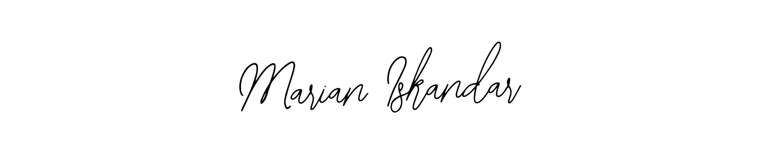 It looks lik you need a new signature style for name Marian Iskandar. Design unique handwritten (Bearetta-2O07w) signature with our free signature maker in just a few clicks. Marian Iskandar signature style 12 images and pictures png