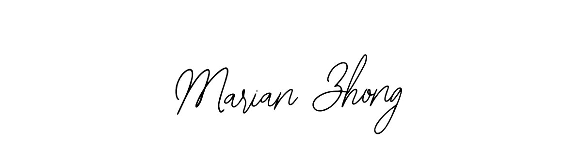 Make a beautiful signature design for name Marian Zhong. Use this online signature maker to create a handwritten signature for free. Marian Zhong signature style 12 images and pictures png