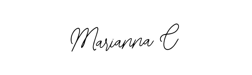 Marianna C stylish signature style. Best Handwritten Sign (Bearetta-2O07w) for my name. Handwritten Signature Collection Ideas for my name Marianna C. Marianna C signature style 12 images and pictures png