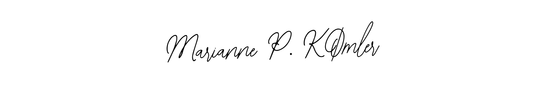 Make a beautiful signature design for name Marianne P. KØmler. With this signature (Bearetta-2O07w) style, you can create a handwritten signature for free. Marianne P. KØmler signature style 12 images and pictures png