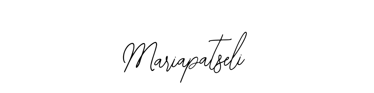 if you are searching for the best signature style for your name Mariapatseli. so please give up your signature search. here we have designed multiple signature styles  using Bearetta-2O07w. Mariapatseli signature style 12 images and pictures png