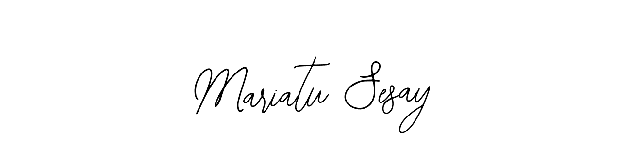 Use a signature maker to create a handwritten signature online. With this signature software, you can design (Bearetta-2O07w) your own signature for name Mariatu Sesay. Mariatu Sesay signature style 12 images and pictures png