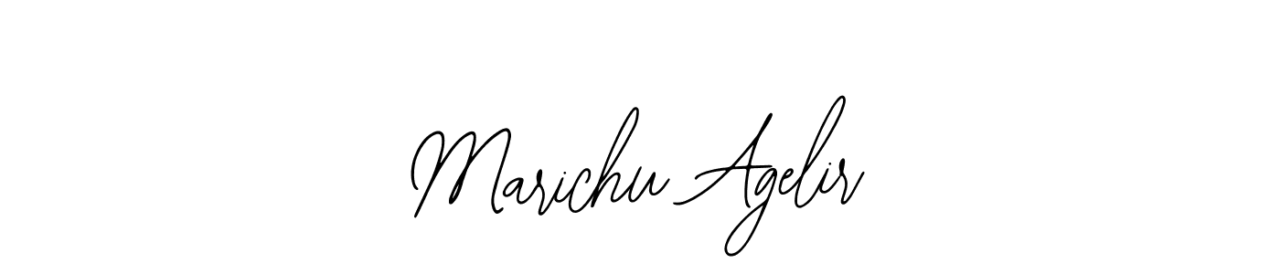 Design your own signature with our free online signature maker. With this signature software, you can create a handwritten (Bearetta-2O07w) signature for name Marichu Agelir. Marichu Agelir signature style 12 images and pictures png