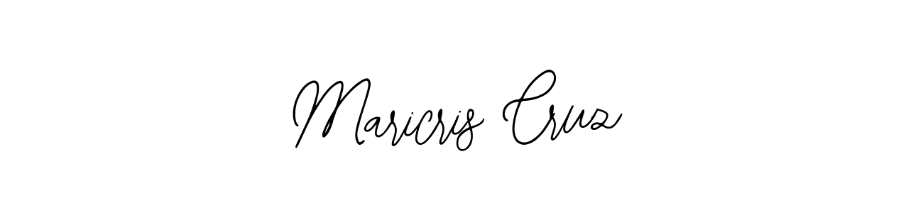How to make Maricris Cruz name signature. Use Bearetta-2O07w style for creating short signs online. This is the latest handwritten sign. Maricris Cruz signature style 12 images and pictures png