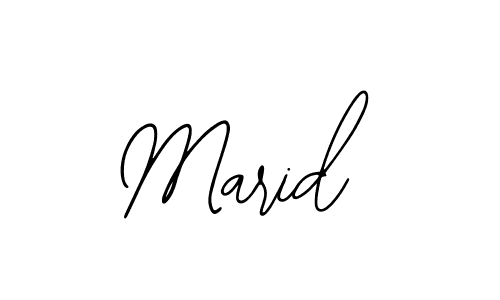 Use a signature maker to create a handwritten signature online. With this signature software, you can design (Bearetta-2O07w) your own signature for name Marid. Marid signature style 12 images and pictures png