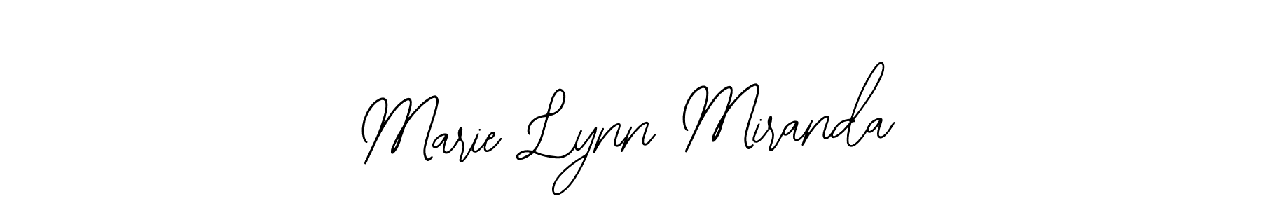 How to make Marie Lynn Miranda signature? Bearetta-2O07w is a professional autograph style. Create handwritten signature for Marie Lynn Miranda name. Marie Lynn Miranda signature style 12 images and pictures png