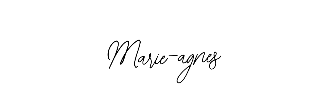 Design your own signature with our free online signature maker. With this signature software, you can create a handwritten (Bearetta-2O07w) signature for name Marie-agnes. Marie-agnes signature style 12 images and pictures png