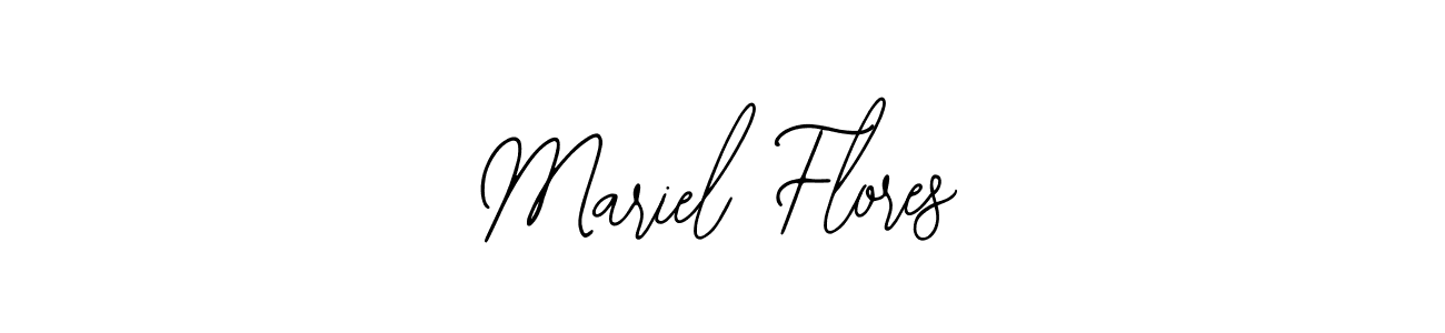 Use a signature maker to create a handwritten signature online. With this signature software, you can design (Bearetta-2O07w) your own signature for name Mariel Flores. Mariel Flores signature style 12 images and pictures png