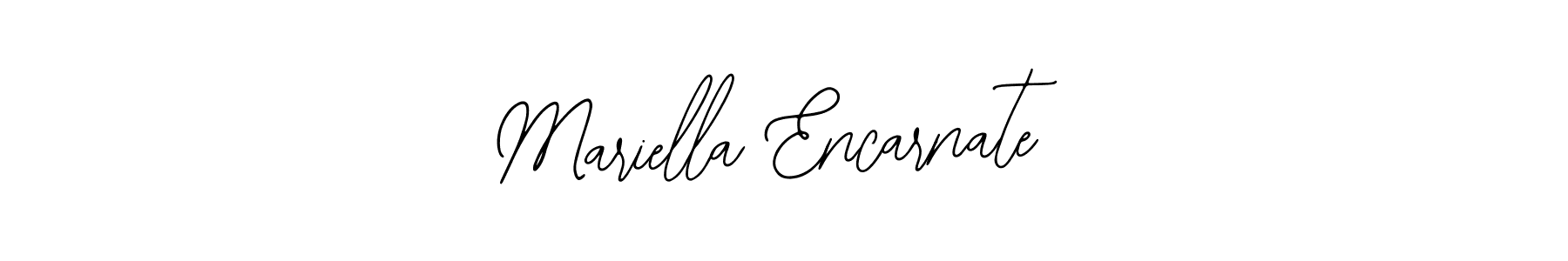 Bearetta-2O07w is a professional signature style that is perfect for those who want to add a touch of class to their signature. It is also a great choice for those who want to make their signature more unique. Get Mariella Encarnate name to fancy signature for free. Mariella Encarnate signature style 12 images and pictures png