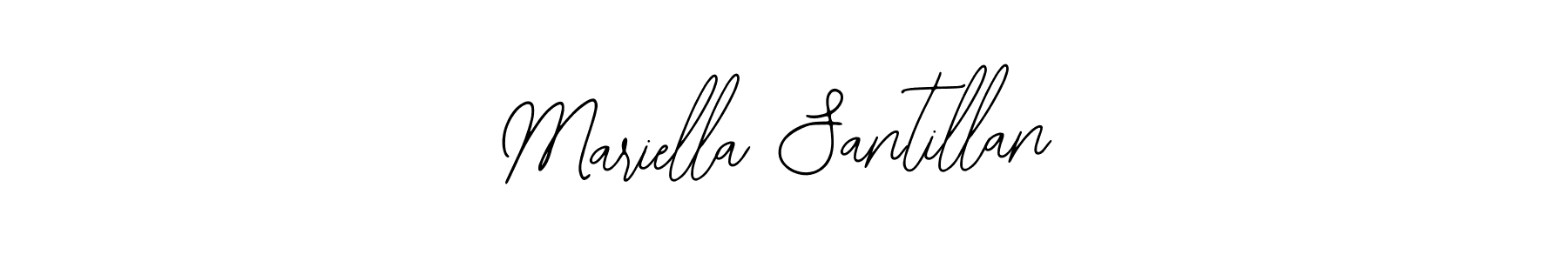 How to make Mariella Santillan name signature. Use Bearetta-2O07w style for creating short signs online. This is the latest handwritten sign. Mariella Santillan signature style 12 images and pictures png