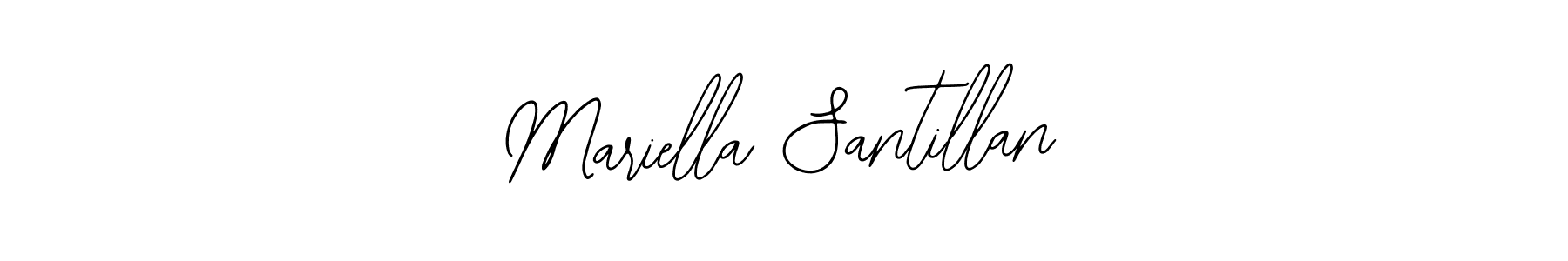 How to make Mariella Santillan name signature. Use Bearetta-2O07w style for creating short signs online. This is the latest handwritten sign. Mariella Santillan signature style 12 images and pictures png