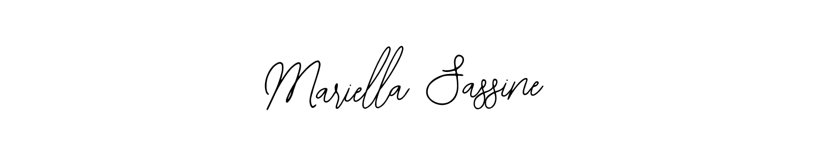 Make a beautiful signature design for name Mariella Sassine. Use this online signature maker to create a handwritten signature for free. Mariella Sassine signature style 12 images and pictures png