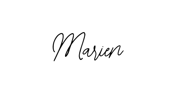 Use a signature maker to create a handwritten signature online. With this signature software, you can design (Bearetta-2O07w) your own signature for name Marien. Marien signature style 12 images and pictures png