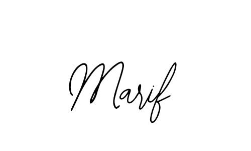 Create a beautiful signature design for name Marif. With this signature (Bearetta-2O07w) fonts, you can make a handwritten signature for free. Marif signature style 12 images and pictures png