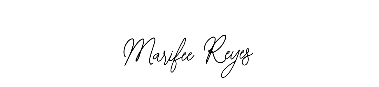 Make a beautiful signature design for name Marifee Reyes. With this signature (Bearetta-2O07w) style, you can create a handwritten signature for free. Marifee Reyes signature style 12 images and pictures png