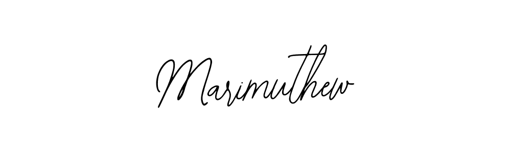 How to make Marimuthew name signature. Use Bearetta-2O07w style for creating short signs online. This is the latest handwritten sign. Marimuthew signature style 12 images and pictures png
