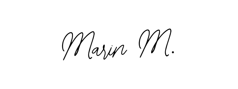 if you are searching for the best signature style for your name Marin M.. so please give up your signature search. here we have designed multiple signature styles  using Bearetta-2O07w. Marin M. signature style 12 images and pictures png