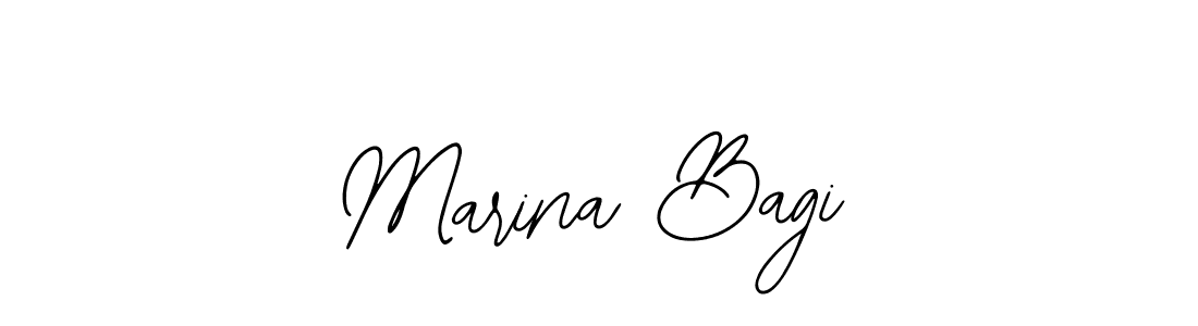 if you are searching for the best signature style for your name Marina Bagi. so please give up your signature search. here we have designed multiple signature styles  using Bearetta-2O07w. Marina Bagi signature style 12 images and pictures png