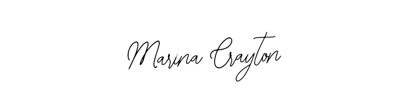 Make a beautiful signature design for name Marina Crayton. Use this online signature maker to create a handwritten signature for free. Marina Crayton signature style 12 images and pictures png