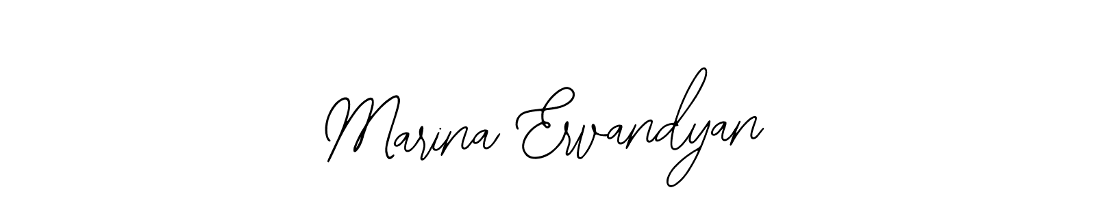 How to Draw Marina Ervandyan signature style? Bearetta-2O07w is a latest design signature styles for name Marina Ervandyan. Marina Ervandyan signature style 12 images and pictures png