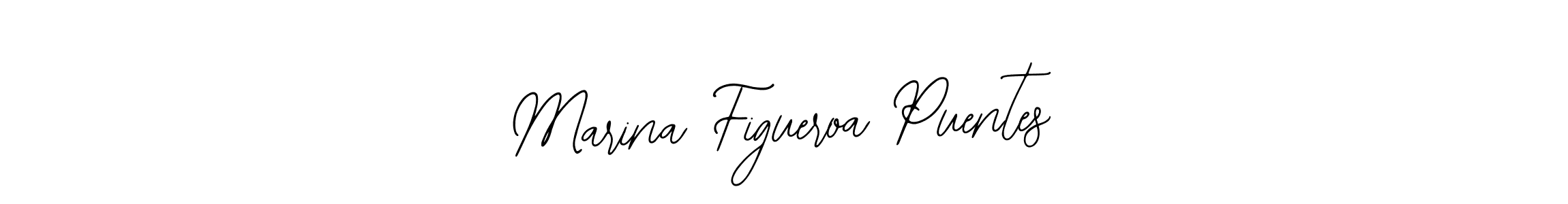 Bearetta-2O07w is a professional signature style that is perfect for those who want to add a touch of class to their signature. It is also a great choice for those who want to make their signature more unique. Get Marina Figueroa Puentes name to fancy signature for free. Marina Figueroa Puentes signature style 12 images and pictures png