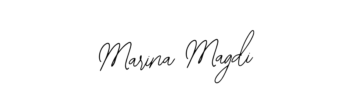 See photos of Marina Magdi official signature by Spectra . Check more albums & portfolios. Read reviews & check more about Bearetta-2O07w font. Marina Magdi signature style 12 images and pictures png