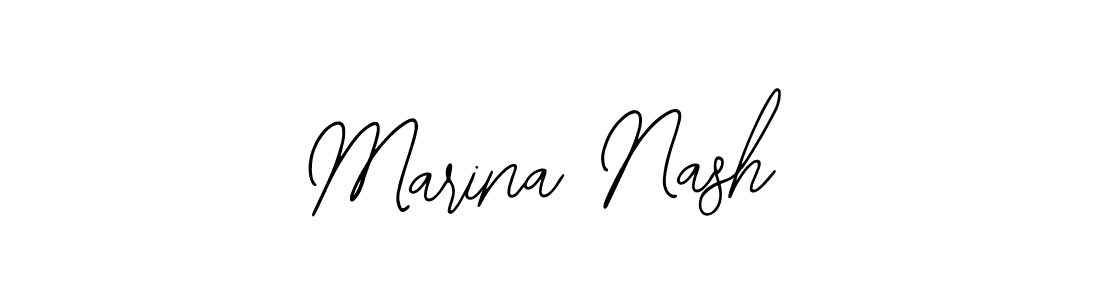 How to make Marina Nash signature? Bearetta-2O07w is a professional autograph style. Create handwritten signature for Marina Nash name. Marina Nash signature style 12 images and pictures png