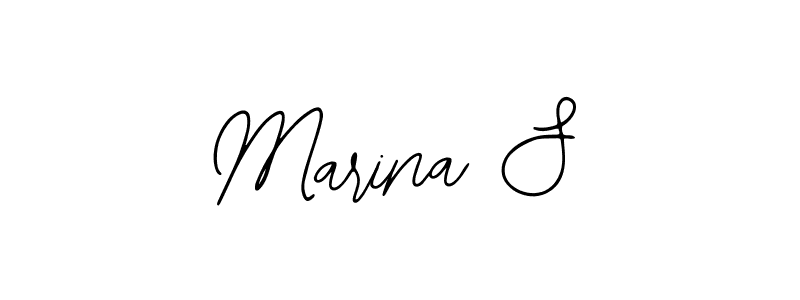 It looks lik you need a new signature style for name Marina S. Design unique handwritten (Bearetta-2O07w) signature with our free signature maker in just a few clicks. Marina S signature style 12 images and pictures png