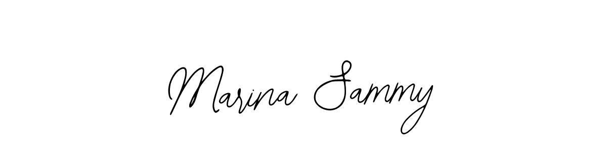 Similarly Bearetta-2O07w is the best handwritten signature design. Signature creator online .You can use it as an online autograph creator for name Marina Sammy. Marina Sammy signature style 12 images and pictures png