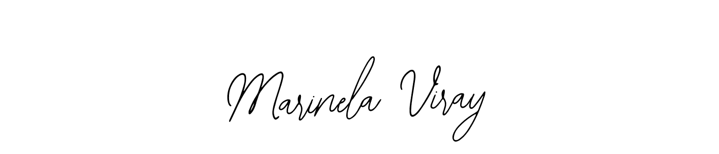 The best way (Bearetta-2O07w) to make a short signature is to pick only two or three words in your name. The name Marinela Viray include a total of six letters. For converting this name. Marinela Viray signature style 12 images and pictures png