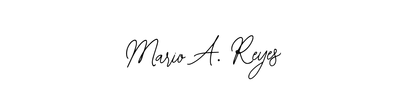 Also we have Mario A. Reyes name is the best signature style. Create professional handwritten signature collection using Bearetta-2O07w autograph style. Mario A. Reyes signature style 12 images and pictures png