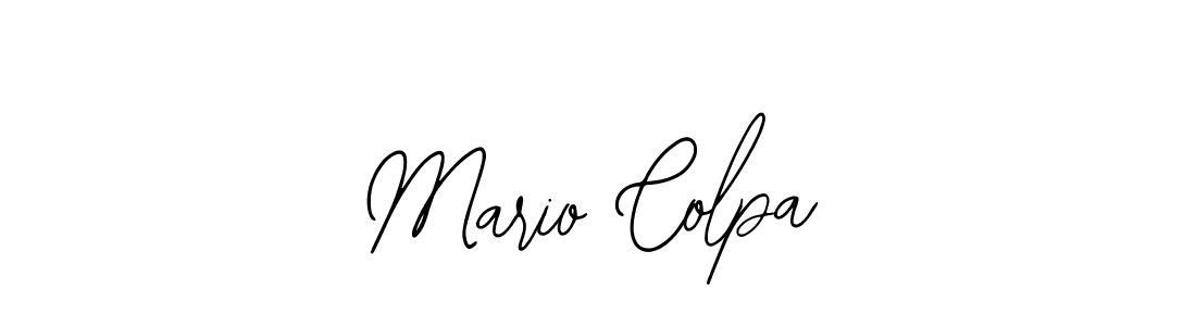 Make a beautiful signature design for name Mario Colpa. With this signature (Bearetta-2O07w) style, you can create a handwritten signature for free. Mario Colpa signature style 12 images and pictures png