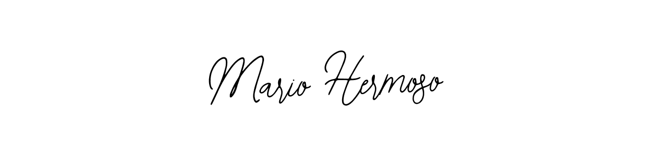The best way (Bearetta-2O07w) to make a short signature is to pick only two or three words in your name. The name Mario Hermoso include a total of six letters. For converting this name. Mario Hermoso signature style 12 images and pictures png