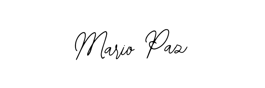 How to make Mario Paz signature? Bearetta-2O07w is a professional autograph style. Create handwritten signature for Mario Paz name. Mario Paz signature style 12 images and pictures png