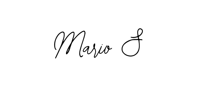 Use a signature maker to create a handwritten signature online. With this signature software, you can design (Bearetta-2O07w) your own signature for name Mario S. Mario S signature style 12 images and pictures png