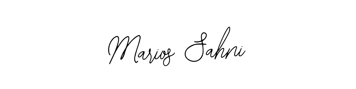 The best way (Bearetta-2O07w) to make a short signature is to pick only two or three words in your name. The name Marios Sahni include a total of six letters. For converting this name. Marios Sahni signature style 12 images and pictures png