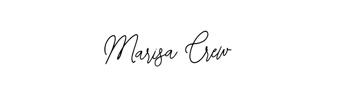How to make Marisa Crew signature? Bearetta-2O07w is a professional autograph style. Create handwritten signature for Marisa Crew name. Marisa Crew signature style 12 images and pictures png