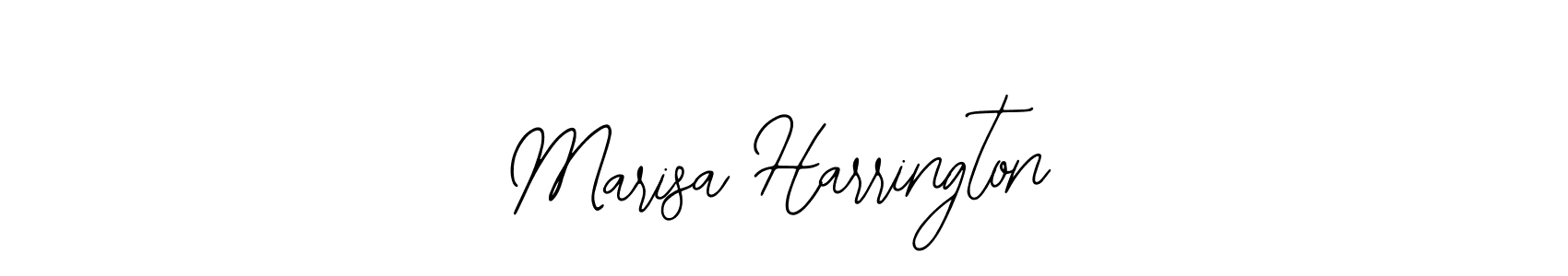 How to make Marisa Harrington name signature. Use Bearetta-2O07w style for creating short signs online. This is the latest handwritten sign. Marisa Harrington signature style 12 images and pictures png
