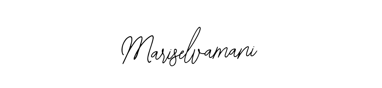 How to make Mariselvamani signature? Bearetta-2O07w is a professional autograph style. Create handwritten signature for Mariselvamani name. Mariselvamani signature style 12 images and pictures png