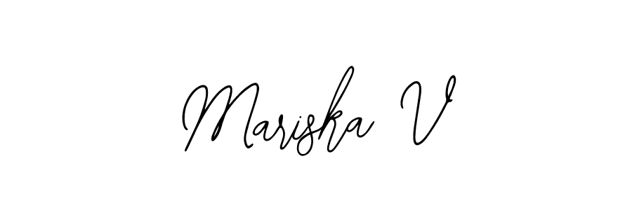 It looks lik you need a new signature style for name Mariska V. Design unique handwritten (Bearetta-2O07w) signature with our free signature maker in just a few clicks. Mariska V signature style 12 images and pictures png